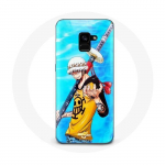&Uuml;mbris Samsung Galaxy A8 Plus One Piece Manga Trafalgar Law m&otilde;&otilde;ga jaoks