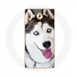 &Uuml;mbris Huawei Mate 8 Siberian White Husky Blue Eyes jaoks