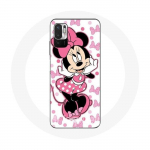 &Uuml;mbris Xiaomi Redmi Note 10T 5G Minnie Mouse Cute Cartoon Pink jaoks