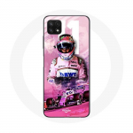 &Uuml;mbris Samsung Galaxy A22 5G vormel 1 Sergio P&eacute;rez F1 Driver Pink jaoks