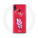 Coque pour Huawei P20 Lite BTS Bangtan Gar&ccedil;ons BT21 Cooky Fond Rouge