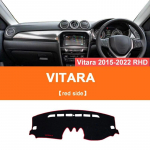 Auto armatuurlaua valgust peegeldav padi, instrumendiplatvormi katte matid vaibad Suzuki Vitara LY 4. p&otilde;lvkond 2015 2016 2017 2018 RHD Red Side