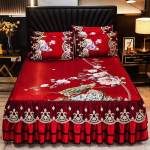 Luksuslikpits Sile Jahe Suvine Voodikate Paks Kodune Voodiseelik + Padjap&uuml;&uuml;r Voodilinnad Tikand Euroopa stiilis Voodikatted 150x200cm 3pcs