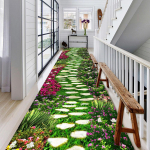 3D koridori jooksja pikad vaibad esiku elutoa kaunistamiseks kodu vahek&auml;igu p&otilde;randamatid Moodne luksuslik sissep&auml;&auml;su sisekujunduse ala vaip W100*H200CM