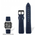 Retro ehtsast nahast kellarihm Casio A158W A168 / F91w / AE-1200WHD/A158/A159/A169/AE1200 vintage kellarihm jaoks 18mm