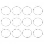 12 tk Vannitoa du&scaron;ikardina r&otilde;ngad roostekindlad, sujuvalt libisevad, tihedalt suletud kukkumisvastased &uuml;mmargused du&scaron;ikardinate konksud h&otilde;be