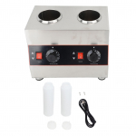 1300 ml kaubanduslik kastmesoojendaja Juustudosaator Hot Fudge Warmer 30?85??C Temp Reguleeritav topeltkork US Plug 110V