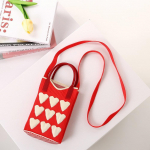 Mood armsad silmkoelised telefonikotid Tudengite kootud k&auml;ekott Naiste universaalne k&auml;ekott Risti &otilde;lakotid roosa