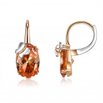 Naiste k&otilde;rvar&otilde;ngad Amber Drop K&otilde;rvar&otilde;ngad Rose Gold Butterfly K&otilde;rvar&otilde;ngad oranž
