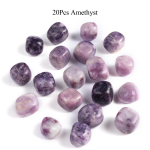 20 tk Ebaregulaarne looduskivist kvarts paagi t&auml;itematerjaliks, lillepoti akvaariumi dekoratiiv, ehete valmistamine, kodukaunistus, muud isetegemise projektid 1,5-2 cm 20Pcs/1.5-2cm
