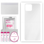 apgo Ultra Clear Protective Skin Sticker for the back compatible with Infinix Smart 6 Plus, Wrap Film, Hydrogel Film, Flexible, Soft TPU with position