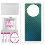 apgo Protective Skin Sticker for the back compatible with Honor X9 4G, Wrap Film, Foil, Vinyl - Pattern Carbon Chameleon CAKA1