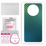 apgo Protective Skin Sticker for the back compatible with Realme Narzo 60 5G, Wrap Film, Foil, Vinyl - Pattern Carbon Chameleon CAKA1