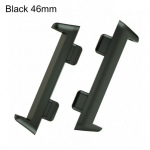 1 paari kellarihma pistik Vahetatav lihtsalt paigaldatav roostekindel mini nutikellarihma adapter OPPO kella jaoks 46mm must