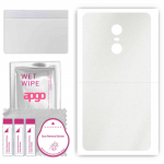 apgo Protective Skin Sticker for the back compatible with Xiaomi Redmi Note 4X, Wrap Film, Foil, Vinyl - Pattern Matte Transparent