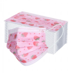 50PC Child strawberry pattern Disposable Face Mask Denta Industrial 3-layer