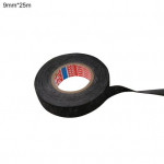 25 m k&otilde;rget temperatuuri taluv isoleerlint kaablikimbu jaoks 9mmx25m must