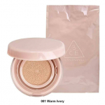 3CE GLOW CUSHION SPF50+ PA+++, Whitening & Wrinkle-improving effects, Make-up, Korean cosmetics, KBeauty, sample 002 SOFT NUDE