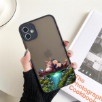 Jaapani Anime Funny Totoro telefoni&uuml;mbris iPhone'ile 11 12 13 14 Pro Max XR X 8 7 Plus Pro XS Mini nahka tundvate &uuml;mbriste silikoonkate iPhone 14 PM