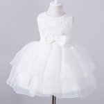 Bowknot laste t&uuml;drukute kleit printsess, pidulik peokleit pruutneitsi kleit L