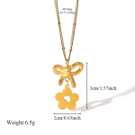 316L roostevabast terasest s&uuml;da lillega p&auml;rlikee k&otilde;rvar&otilde;ngaste komplekt naistele moeehtete komplekt veekindel Bijoux Femme