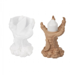 Kaunid vaigust k&uuml;&uuml;nlahoidjad silikoonvorm Silikoonvorm Taloni k&uuml;&uuml;nlajalgade dekoratiivsete k&uuml;&uuml;nlahoidja vormide jaoks