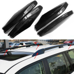 Auto stiil Katuseraami Kate Varras Siini Otsa Asenduskoorik Tarvikud 4tk Toyota Land Cruiser Prado Fj120 2003 -2008 2009 jaoks black