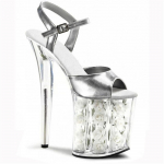 Naiste Suvised Stiletto Kingad Suur Suurus Piiluva Ninaga Roosa Sisetallaga Valged Stiletto Pandlaga Sandaalid 34 valge