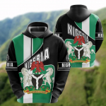 Aafrika Nigeeria lipp Kaart 3D prinditud kapuuts Meestele Riided Riiklik Embleem Hobuse Kotkas Pusad Hawaii Tr&uuml;kitud laste dressid S
