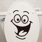 Vannitoa seinakleebised WC kodukaunistus Veekindlad seinakleebised tualettruumi dekoratiivkleebistele