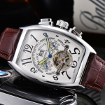 Hoorattaga mehaaniline vabaaja viie n&otilde;elaga spiraalkroon, &uuml;hekordse klambriga meeste osutiga k&auml;ekell