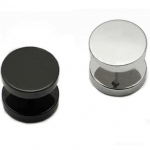 1 paar meeste barbell-punk gooti roostevabast terasest k&otilde;rvatropid moek&otilde;rvar&otilde;ngad 3 mm h&otilde;be