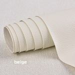 Isekleepuv nahast remondikleebis autoistme diivanile kodu naha parandamiseks v&auml;rviparandus plaasternahast tarvikud 10cm*20cm beež