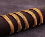 6mm 24 .8 tolli Kuldset v&auml;rvi Hip Hop j&auml;&auml;kett kaelakee meestele naistele Herringbone ketid kaelakee ehtekingituseks 50cm kuld