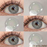 Eyeshare Uued 2 tk V&auml;rvilised Kontaktl&auml;&auml;tsed Silmadele Sinised Kontaktl&auml;&auml;tsed Aastane Mood Sinised Kontaktl&auml;&auml;tsed V&auml;rvilised Silmakontaktid Silmameik