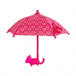 Suurep&auml;rase varjundiga fikseeritud kerge ja armas nutika telefoni vihmavarjukinnitus v&auml;listingimustes kasutatavale minivihmavarjule roosa punane v&auml;rv