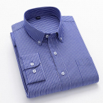 Kevadine ja s&uuml;gisene uus Oxfordi kedratud puuvillane pikkade varrukatega s&auml;rk. 2XL
