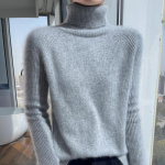 Naiste ka&scaron;miirist kampsun Qinghe ka&scaron;miir 30% ka&scaron;miir 30% naarits 30% vill 10% nailon Naiste s&uuml;gistalvine paks ka&scaron;miirist pullover pehme ja soe XL hall v&auml;rv