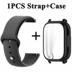 &Uuml;mbris + silikoonrihm Xiaomi Redmi kella 5 Active Lite spordirihma jaoks Redmi kellale 5 Lite Active Shell, hingav Correa 22 mm kellarihm Watch 5 Active