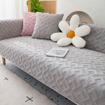 Milk Velvet ruuduline diivanikate Palus paksendav elutoa diivanipadi m&ouml;&ouml;bli kaitsekatted 70*70cm beež