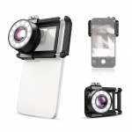 Apexel APL-MS120 120X mobiiltelefoni mikroskoobi objektiivi vaatlusobjektiiv telefonile LED-t&auml;itetuledega must