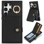 Rahakotikaardi pesa r&otilde;ngahoidja telefoni&uuml;mbris Samsung Galaxy S24 S22 Plus S23 FE Note 20 Ultra A55 A15 A25 A35 A54 A53 A14 5G jaoks Galaxy Note 20 must