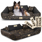 KINGDOG koeravoodi, veekindel, vastupidav, ML XL, 3 v&auml;rvi! M tumepruun v&auml;rv