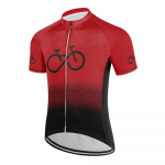 Meeste rattas&auml;rk: Gradient Bike Graphic, kiiresti kuivav, niiskust &auml;rajuhtiv, hingav l&uuml;hikeste varrukatega MTB maastikuratta s&auml;rk rattas&otilde;iduks ja ratsaspordiks S alisariin karmiinpunane v&auml;rv