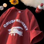 Uus l&uuml;hikeste varrukatega T-s&auml;rk meestele suvel, Korea stiilis trend, lihtne poolvarrukatega topp, Hongkongi stiilis vaba vabaaja br&auml;ndi T-s&auml;rk S must