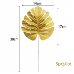 Tropical Palm Leaves Artificial Plant Monstera leaf Hawaiian Luau Safari Jungle Party Summer Birthday Wedding Table Decorations