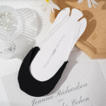 Naised Ice Silk N&auml;htamatud puuvillased sokid Madala suuga libisemiskindlad n&auml;htamatud paadisokid No Show Poolsokid Poolsokid Slingbackiga one size must