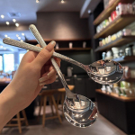 Korea roostevabast terasest paksendav lusikas Loov pika varrega hotellipott lusikas supikulp Koduk&ouml;&ouml;k Olulised t&ouml;&ouml;riistad