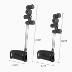 Kinnitatav teleskoopautotelefoni hoidik auto sisemus tahavaatepeegel GPS mobiiltelefoni tugi Sisset&otilde;mmatav s&otilde;idusalvesti kronstein