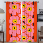 Aknakardin Toale 2 paneeli M-MarimekkoS Kaasaegsed elutoa kardinad Varjud Halloweeni kaunistus Kodu sisekujunduse kardinad W86xH183cmx2pcs-CL